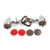 Harley Chrome Motorcycle LED Brake Blinker Tail Lights