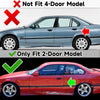 BMW E36 3-series Clear Front Turn Signal Parking Light Lens Cover (1990–1999)