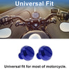 Motorcycle Mirror Hole Plugs / M8x1.25 / Motorcycle Screws Blue