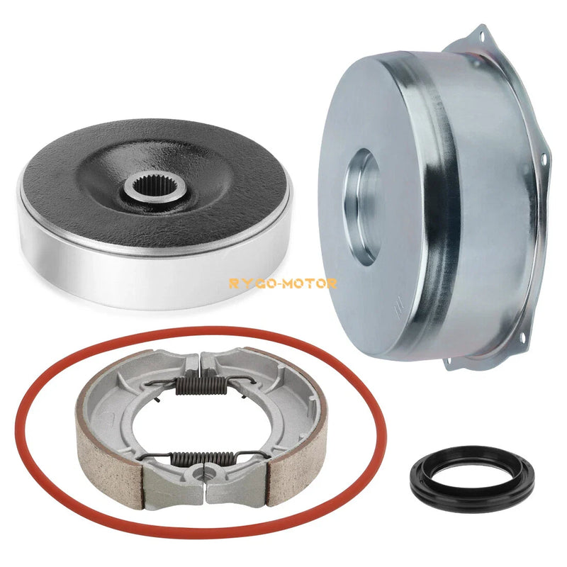 Yamaha YFM400 Big Bear Rear Brake Drum Hub Shoe Cover Seal Kit (2000–2004)