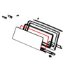 Toyota Land Cruiser BJ40 FJ40 FJ43 FJ45 HJ45 FR Windshield Weatherstrip