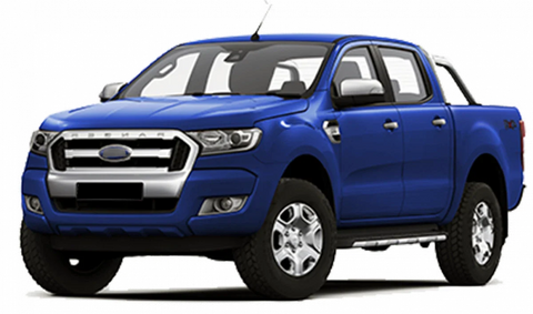 Ford Ranger Px Door Catch Handle Cover Trim Black (2012-2019)