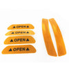 Car 6 x Reflective Yellow Door Warning Decals