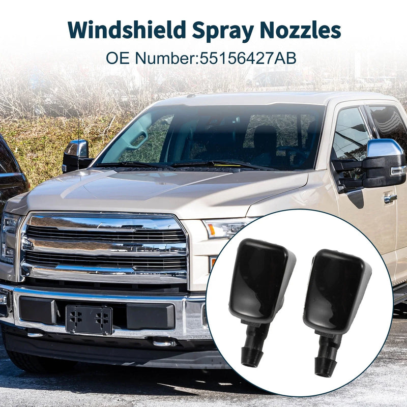 Jeep Windshield Washer Nozzle & Gasket, Fluid Hose (2011-2018)