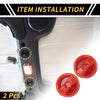 Jeep Wrangler JK (2007-2017) Red Roof Top Mounting Knob Screw Cover