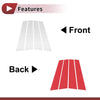 Lexus NX Silver Tone Front Left Right Door Pillar Window Trim (2014-2022)