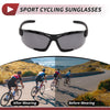Motorcycle Riding Goggles Grey Lens Black Frame Cycling Sunglasses