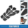 1 x Universal 3D Gas Tank Decal 7.87x5.59 Tank Sticker Black