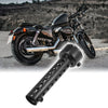 Motorcycle Black Exhaust Silencer Muffler Pipe 42mm