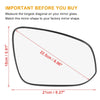 Toyota RAV4 Right Side Heated Mirror Glass with Backing Plate