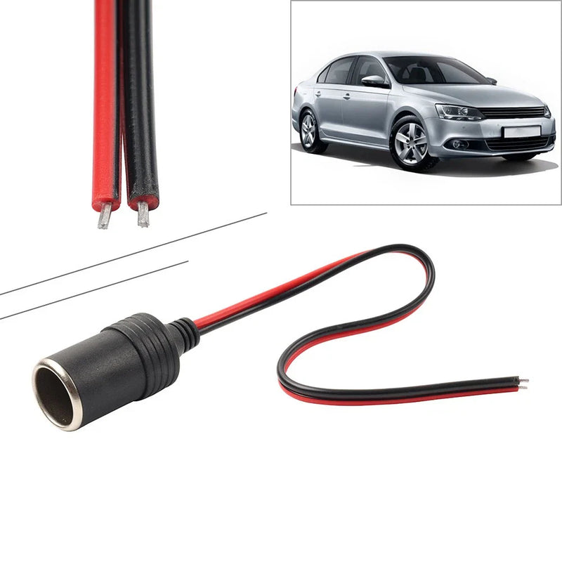 Power Charger Adapter 12V 24V Car Cigarette Lighter Socket Female Connector