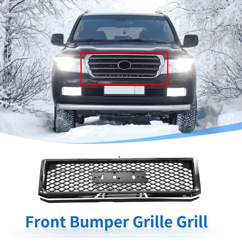 Toyota Land Cruiser Front Upper Hood Bumper Grille (2007–2012)