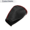 Toyota Corolla 2009-2013 Pebbled Black Red Gear Shift Knob Cover