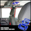 Jeep Wrangler JL Blue Roof Reading Light Cover Trim (2018-2023)