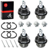 Suzuki KingQuad 500 LTA500 AXi Upper Lower Ball Joints 4 Pack (2011–2023)