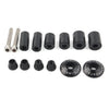 Motorcycle Dirt Bike Black 7/8'' Handle Bar End Cap Plug
