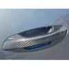 Audi A6 C8 S6 Q6 Q8 Real Carbon Fiber Exterior Door Handle Cover Caps fit