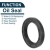 Oil Seal 32x45x6mm NBR Black 5Pcs