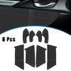 Honda Civic (2016-2020) Black Red Line 8 Pcs Door Panel Armrest Covers