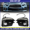 Infiniti Q50 Sport 2014-2017 Fog Light Cover Trim (2 x Fog Turn Signal Lamps)