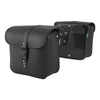 Harley, Suzuki, Honda PU Leather Saddle Bags (Fits Various Models)