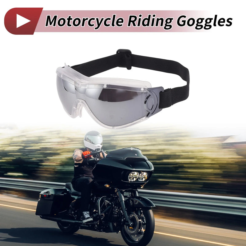 PC PU Cycling Sunglasses Motorcycle Riding Goggles