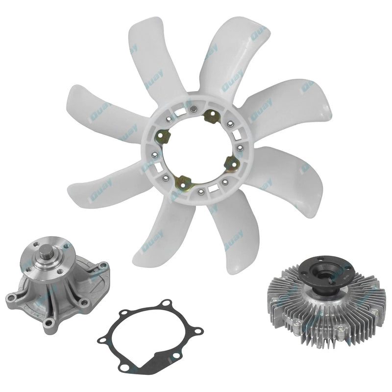 Landcruiser FZJ 75 78 79 4.5L 1FZ-FE Water Pump Fan Clutch & Blade (1992-2007)