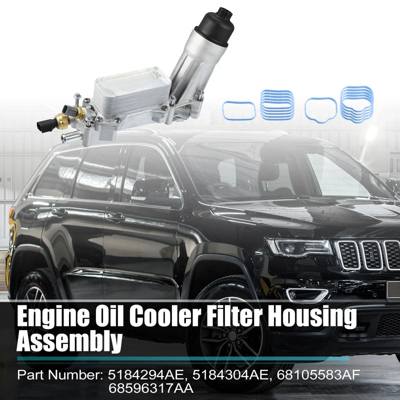 Dodge Ram Jeep Aluminum Engine Oil Cooler Filter Housing