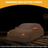 Toyota Crown Waterproof Car Cover (210D-PU, Orange)