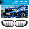 BMW E60 E61 5 Series Gloss Black Front Grille (2003-2010)