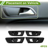 Honda CR-V (2017-2022) - 4 Pcs Interior Door Handle Bowl Cover Trim