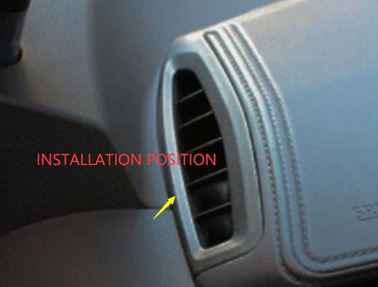 Toyota C-HR Chrome Inner Front Upper Air Outlet Vent Cover Trim (2018-2023)