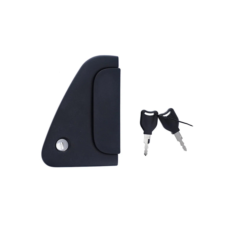 DAF CF65 / 75 / 85 Front Left Black Outer Door Handle W/Key (2001–2013)