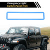 Jeep Wrangler JK (2011-2017) Light Blue Emergency Light Switch Panel Trim