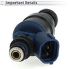 Toyota Paseo Base 1.5 (1996-1998) 1 Pc Navy Blue Fuel Injector