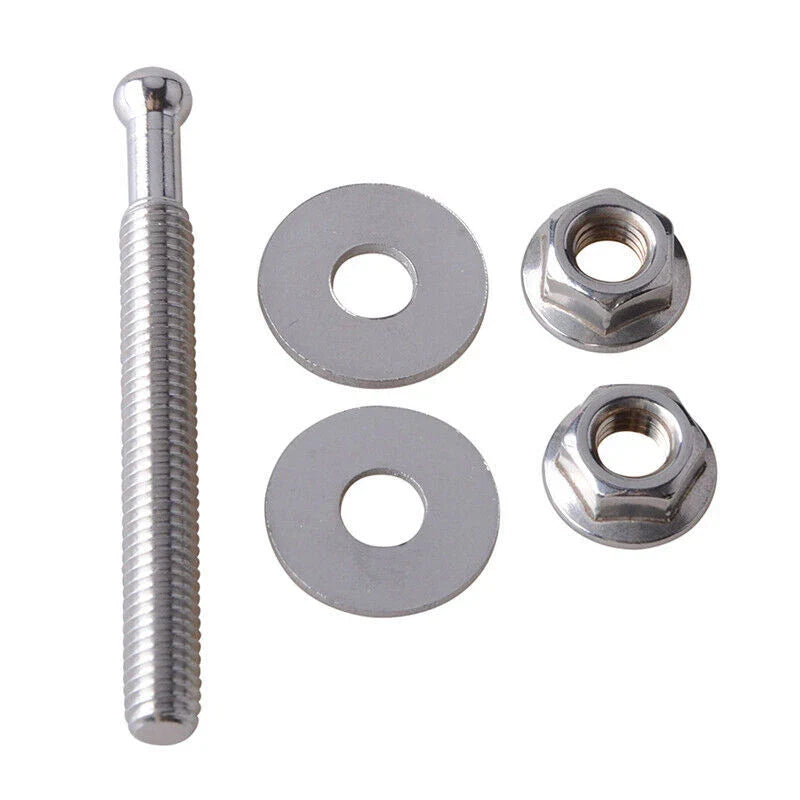 Car Bumper Quick Release Hood Bonnet Pins Lock Clip Kit (Fits Most Models)