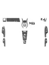 Toyota Corolla RHD Carbon Fiber Trim Stickers Decals Cover (2007–2013)