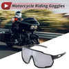 Motorcycle Motorcycle Riding Goggles Black Frame Gray Lens PC Sunglasses