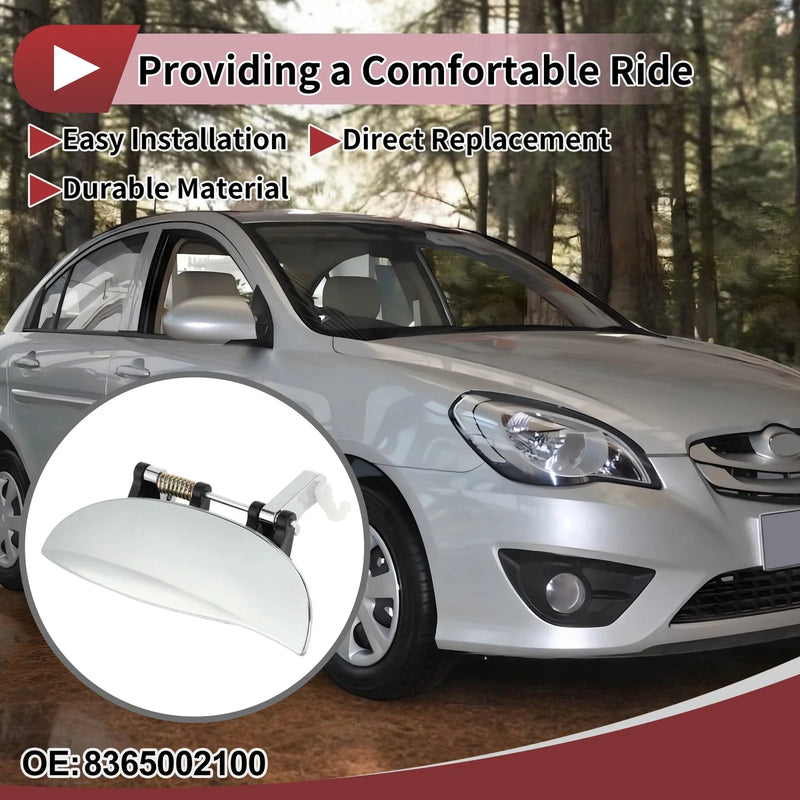 Hyundai Atos Rear Left Silver Tone Exterior Door Handle (2000-2005)