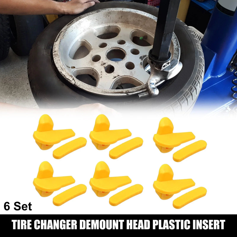 Motorcycle Tire Changer 6 x Demount Head Plastic Insert 1.97x0.83x1.30
