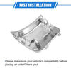 Mercedes-Benz GLS 450 (2016-2023) Silver Tone Car Tow Hook Eye Hole Cover