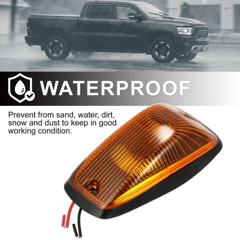 Chevrolet K2500 5 pcs Top Cab Marker Light Yellow Cover (1998)