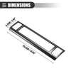 Honda Ridgeline (2017-2023) Black Center Control Panel Cover Trim