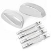 Chevy Silverado GMC Sierra Chrome Mirror & 4DR Handle Covers Overlay (2007-2013)