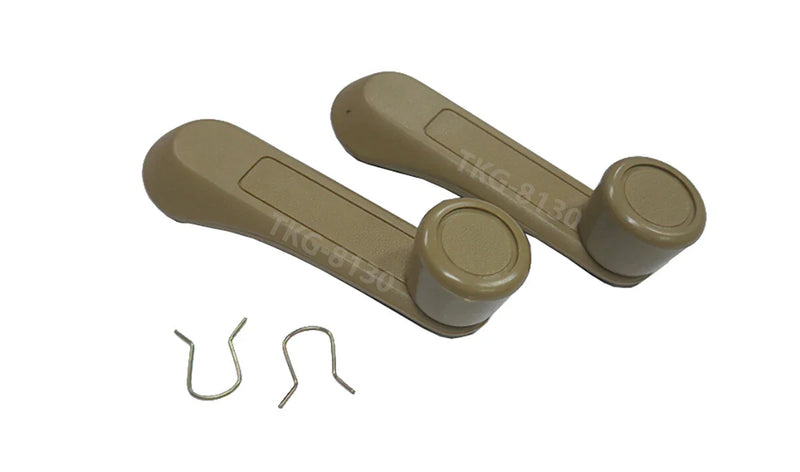 Isuzu Rodeo Trooper Window Crank Handle 2 x OEM Cream (1988-1995)