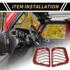 Jeep Wrangler JL Dashboard Side Air Vent AC Outlet Cover Trim (2018-2023)