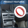 Infiniti G37 GPS Screen Media Button Switch Knob Cover Ring (2008-2013)
