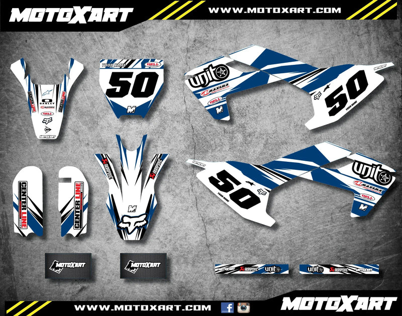Husqvarna 50 2016-2019 DIGGER Style Decal Custom Graphics Kit