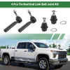 Chevrolet Silverado 1500 4 x Front Suspension Kit Tie Rod Ends Ball Joints