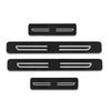 Toyota 4pcs Carbon Fiber Style Door Sill Scuff Plate Protector Trim